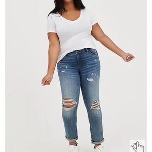 BOYFRIEND STRAIGHT JEAN - VINTAGE STRETCH